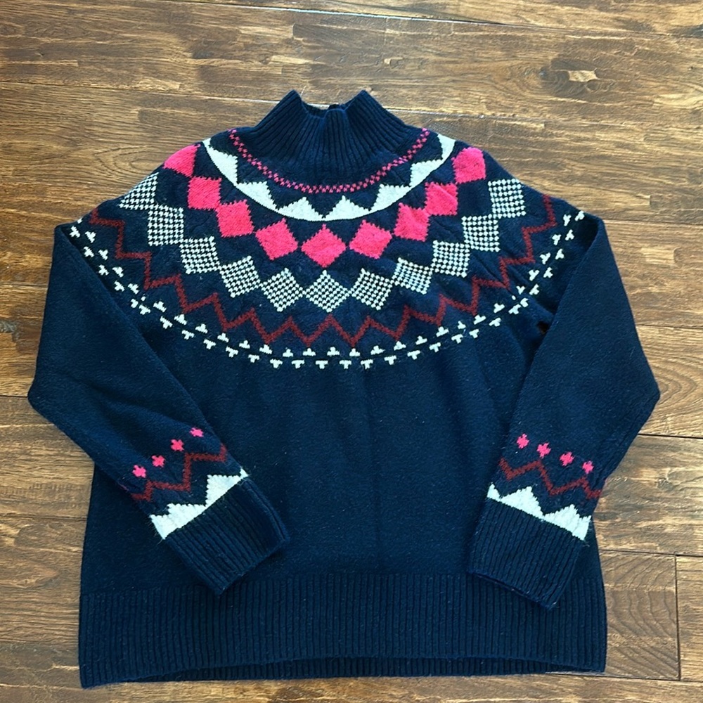 Vince Camuto fair isle sweater